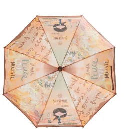 Anekke Ombrello automatico Peace & Love 38483-202< Ombrelli Lunghi