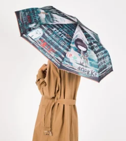 Anekke Ombrello pieghevole automatico apri/chiudi The Forest 35600-313< Ombrelli Pieghevoli