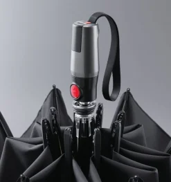 Knirps Ombrello pieghevole Maxi automatico T.400 Men's Stripe< Ombrelli Pieghevoli