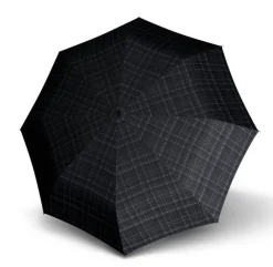 Knirps Ombrello pieghevole Maxi automatico T.400 Men's Prints Check< Ombrelli Pieghevoli