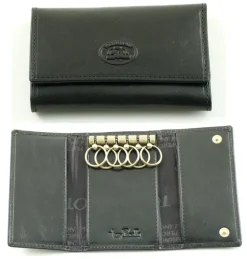 Tony Perotti Portachiavi in cuoio art 2533 nero< Portachiavi E Portamonete