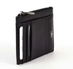 Roncato Portadocumenti piatto con zip Manhattan 645 Nero< Portadocumenti