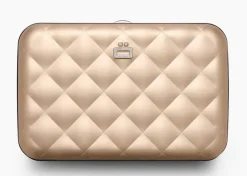 Ogon Design Portafoglio in alluminio Smart Case V2 Quilted Rose Gold< Portafogli Alluminio