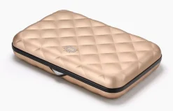 Ogon Design Portafoglio in alluminio Smart Case V2 Quilted Rose Gold< Portafogli Alluminio