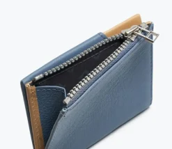 Roik Portafoglio Zip Coin Blue Capri<Uomo Portafogli Uomo