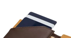 Roik Portafoglio Zip Coin Brown Mustard<Uomo Portafogli Uomo