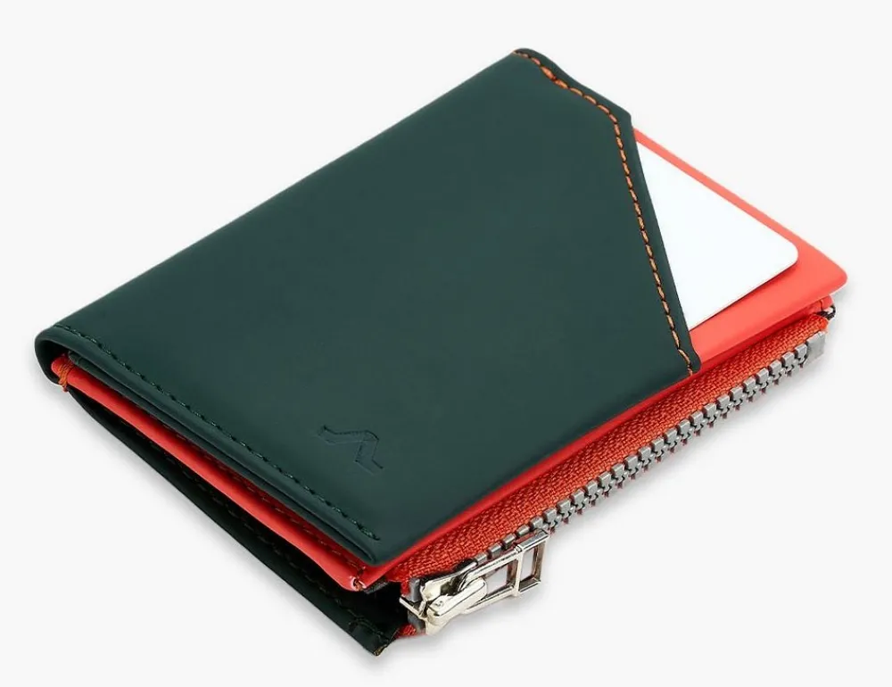 Roik Portafoglio Zip Coin Vegan Coral<Uomo Portafogli Uomo