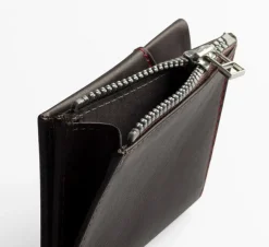 Roik Portafoglio Zip Coin Dark Brown<Uomo Portafogli Uomo