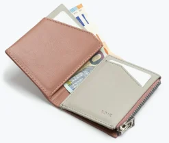 Roik Portafoglio Zip Coin Rose Quartz<Uomo Portafogli Uomo