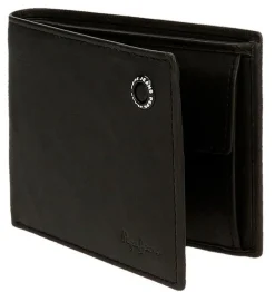 Pepe Jeans Portafoglio uomo Badge 73742 Nero<Uomo Portafogli Uomo