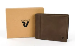 Roncato Portafoglio uomo Salento 1231 Marrone<Uomo Portafogli Uomo