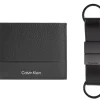 Calvin Klein Set regalo Portafoglio e Portachiavi Nero<Uomo Portafogli Uomo