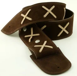 Strap'N'Roll Tracolla per chitarra/basso in pelle Gilmodel marrone< Tracolle Chitarra E Basso