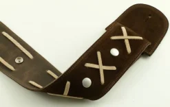 Strap'N'Roll Tracolla per chitarra/basso in pelle Gilmodel marrone< Tracolle Chitarra E Basso