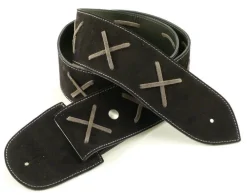 Strap'N'Roll Tracolla per chitarra/basso in pelle Gilmodel nera< Tracolle Chitarra E Basso