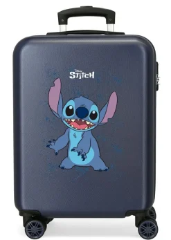 Disney Trolley cabina Happy Stitch Blu< Trolley Per Bambini|Bagaglio A Mano Easyjet