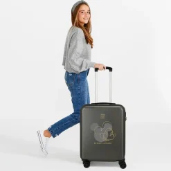 Disney Trolley cabina Mickey Outline Nero< Trolley Per Bambini|Bagaglio A Mano Easyjet