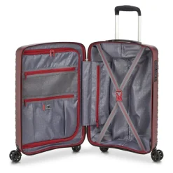 Roncato Trolley cabina Easyjet Wave 9724 Rosso Scuro< Bagaglio A Mano Easyjet|Bagaglio A Mano Ryanair