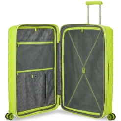 Roncato Trolley espandibile B-Flying grande 8181 Cyber Lime< Trolley Rigidi