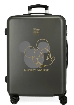 Disney Trolley medio Mickey Outline Nero< Trolley Per Bambini|Trolley Rigidi