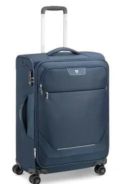 Roncato Trolley medio Joy 6212 espandibile Blu< Trolley Semirigidi
