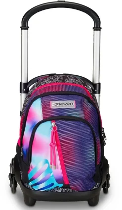Seven Trolley scuola 3 ruote Flex Shadefull Girl< Zaini Trolley