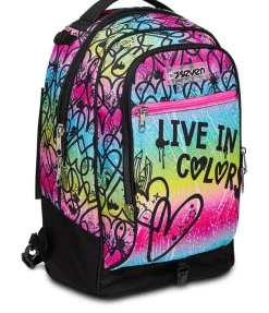 Seven Trolley scuola Jack 3 ruote Colour Expression< Zaini Trolley