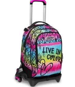 Seven Trolley scuola Jack 3 ruote Colour Expression< Zaini Trolley