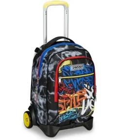 Seven Trolley scuola Jack 2 ruote Mark On Boy< Zaini Trolley