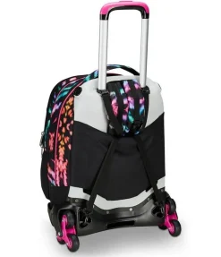 Seven Trolley scuola Jack 3 ruote Detach Multi-Shade Girl< Zaini Trolley