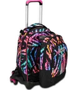 Seven Trolley scuola Jack 3 ruote Detach Multi-Shade Girl< Zaini Trolley