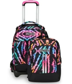 Seven Trolley scuola Jack 3 ruote Detach Multi-Shade Girl< Zaini Trolley