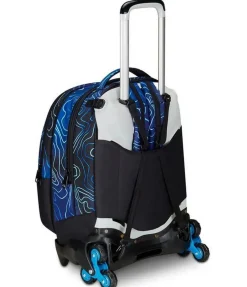 Seven Trolley scuola Jack 3 ruote Detach Mapset Boy< Zaini Trolley