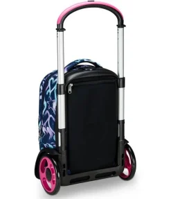 Seven Trolley scuola Tyre Crystal Purple< Zaini Trolley