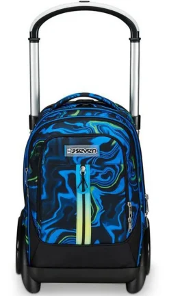 Seven Trolley scuola Tyre Multi-Shade Boy< Zaini Trolley