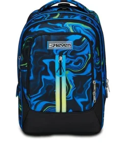 Seven Trolley scuola Tyre Multi-Shade Boy< Zaini Trolley