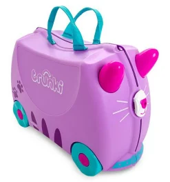 Trunki Valigia per bambini cavalcabile Cassie the Cat< Trolley Per Bambini