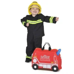 Trunki Valigia per bambini cavalcabile Frank Fire Truck< Trolley Per Bambini