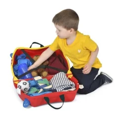 Trunki Valigia per bambini cavalcabile Frank Fire Truck< Trolley Per Bambini
