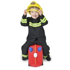 Trunki Valigia per bambini cavalcabile Frank Fire Truck< Trolley Per Bambini