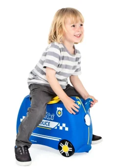 Trunki Valigia per bambini cavalcabile Percy the Police< Trolley Per Bambini