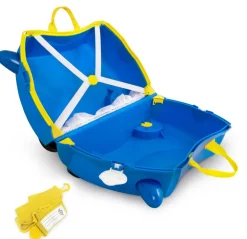 Trunki Valigia per bambini cavalcabile Percy the Police< Trolley Per Bambini