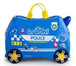 Trunki Valigia per bambini cavalcabile Percy the Police< Trolley Per Bambini