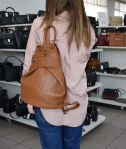 Pronto Moda Zaino donna in pelle 20142 Cuoio<Donna Zaini Donna