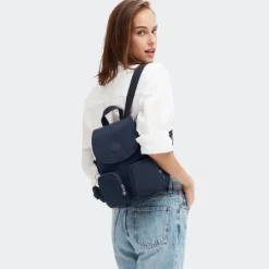 Kipling Zaino e tracolla FireFly UP Blue Bleu<Donna Zaini Donna