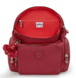 Kipling Zaino City Zip Mini Funky Red<Donna Zaini Donna