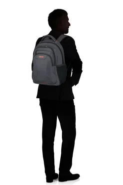 American Tourister Zaino porta pc 15,6" At Work Grigio/Arancio< Zaini Porta Pc