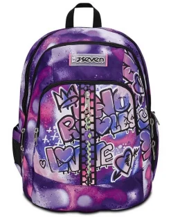 Seven Zaino scuola Advanced Bubble Street< Zaini Scuola E Tempo Libero