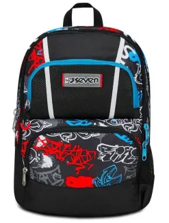 Seven Zaino scuola Advanced Pockets Half Street< Zaini Scuola E Tempo Libero