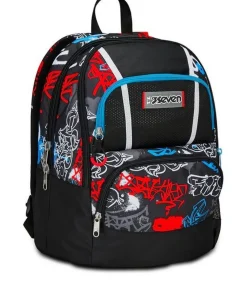 Seven Zaino scuola Advanced Pockets Half Street< Zaini Scuola E Tempo Libero